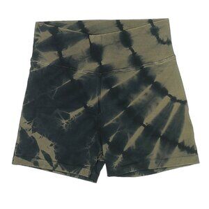Aerie Tie-Dye Athletic Shorts - Black and Green